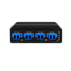 Fiber Optical Bypass Switch LC/SC Connector SM/MM Untuk Lalu Lintas Jaringan
