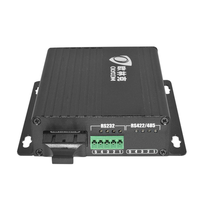 Industrial DIN-Rail RS485 RS422 RS485 Serial Data to Fiber Converter Modem Serat Optik