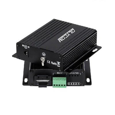 Industrial DIN-Rail RS485 RS422 RS485 Serial Data to Fiber Converter Modem Serat Optik