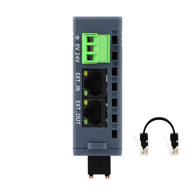 EtherCAT bus PLC IO Module Remote EtherCAT extendable coupler 16DI+16DO Din-rail I/O Module