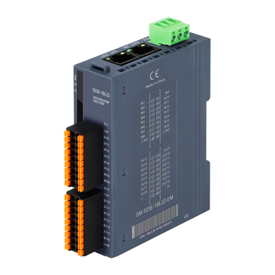 EtherCAT bus PLC IO Module Remote EtherCAT extendable coupler 16DI+16DO Din-rail I/O Module