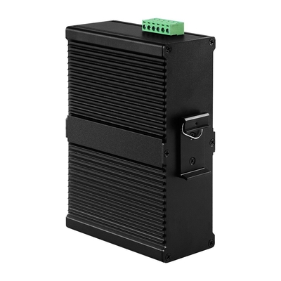 8-Port PoE Gigabit Ethernet Switch L2 Dikelola dengan Input DC48V dan Kelas Perlindungan IP40