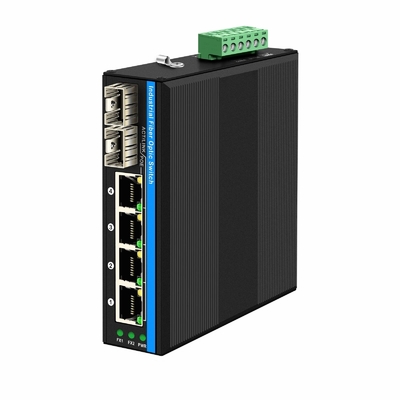 6 Port Gigiabit Unmanaged Ethernet Switch Din rail network switch DC12V/24V Input