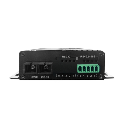 RS422/RS485 Konverter Serat Optik Plug And Play DC5V CE FCC ROHS ST SC FC Port