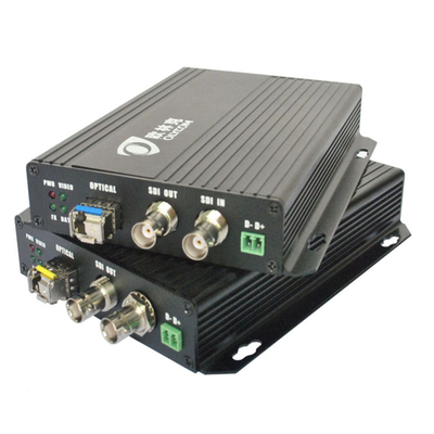 SDI Fiber Video Converter SDI ke Fiber Optical Transceiver SM LC 20km