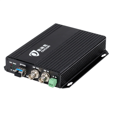 SDI Fiber Video Converter SDI ke Fiber Optical Transceiver SM LC 20km