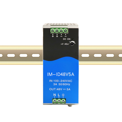 Olycom Industrial 240W Power Supply Din Rail DC48V Output 5A DC disesuaikan