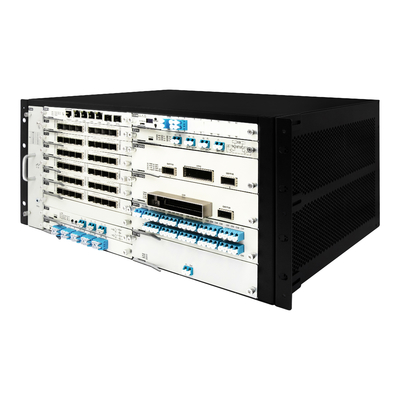 19" 5U OTN DWDM Transmission Equipment System dengan Kartu AWG EDFA yang dapat dikonfigurasi