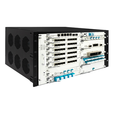 19" 5U OTN DWDM Transmission Equipment System dengan Kartu AWG EDFA yang dapat dikonfigurasi