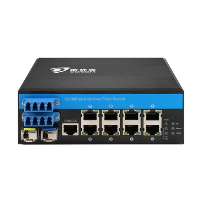 D2*2B Industrial Fiber Bypass Switch LC Connector SM MM Managed Optical Bypass Switch