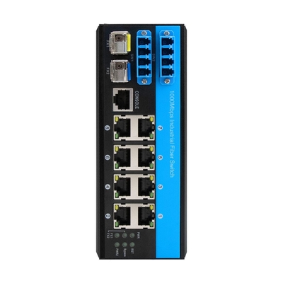 D2*2B Industrial Fiber Bypass Switch LC Connector SM MM Managed Optical Bypass Switch