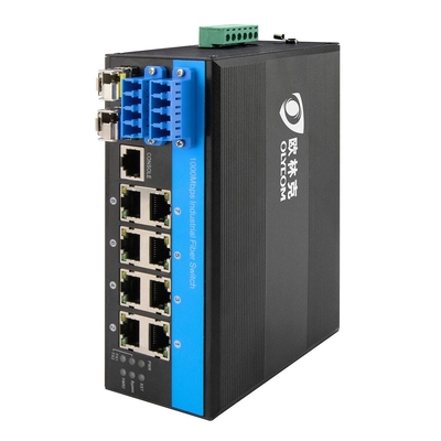 D2*2B Industrial Fiber Bypass Switch LC Connector SM MM Managed Optical Bypass Switch