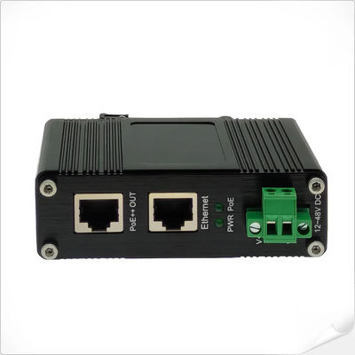 Industri 90W 802.3bt PoE++ Injektor Gigabit DC12V DC24V DC48V Input Mini Size