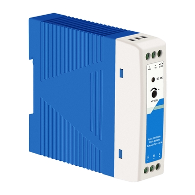 12V Din Power Supply Plastik 1.67A 20W AC/DC Input CE UL Daftar Industri Grade