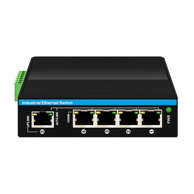 5 Port Gigabit Switch E-Mard Sakelar Ethernet Industri Bersertifikat