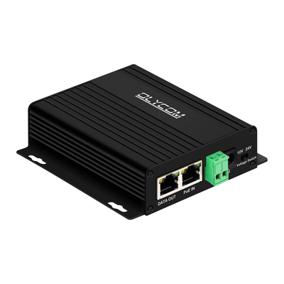 Gigabit 30W PoE Splitter dengan Output DC12V/24V yang dapat disambung untuk Kamera Keamanan, Wireless AP, Sistem Kontrol Akses.