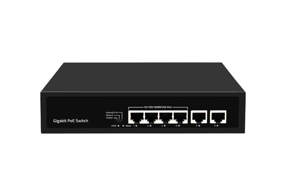 Harga pabrik gigabit 4 port POE switch 65W dengan POE watchdog