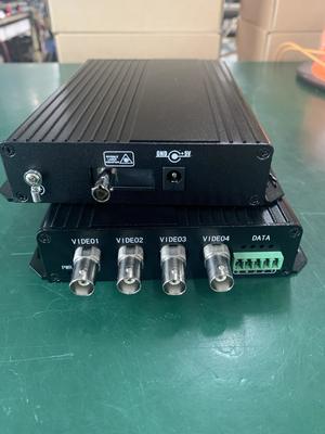 4-Channel Standard Definition Analog BNC ke Serat dengan RS485 20KM Video Optical Converter