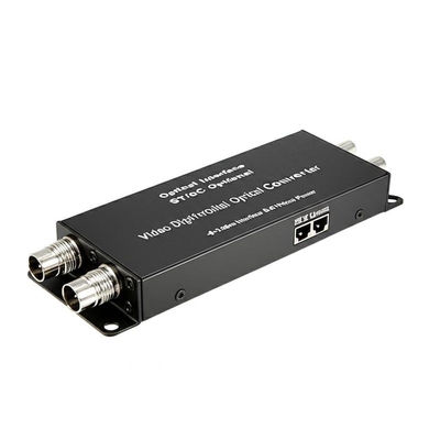 Antarmuka Optik ST/SC Opsional Video Digital Optical Converter dengan BNC Video Interface -8-3dBm Daya Keluar