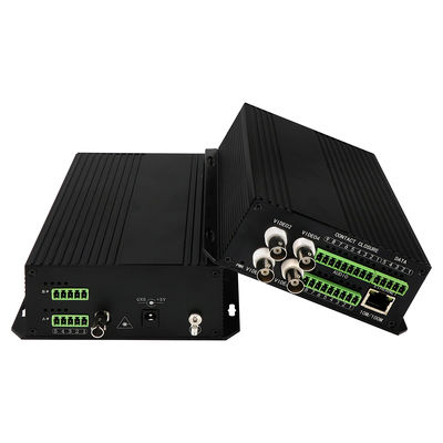 Konverter Serat Data Video Audio Multi-layanan yang Disesuaikan OEM dengan Antarmuka Opsional Standar FC ST/SC untuk Konverter Optik Digital Video