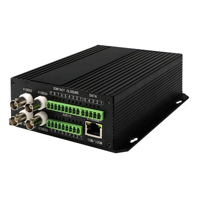 Konverter Serat Data Video Audio Multi-layanan yang Disesuaikan OEM dengan Antarmuka Opsional Standar FC ST/SC untuk Konverter Optik Digital Video