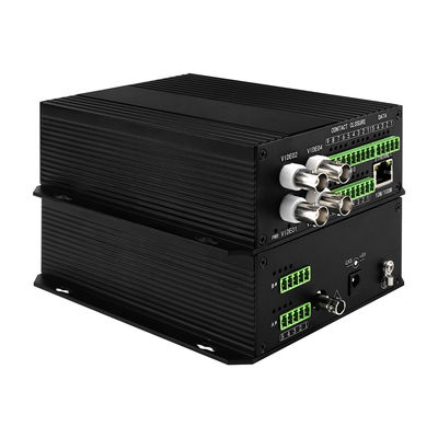 Konverter Serat Data Video Audio Multi-layanan yang Disesuaikan OEM dengan Antarmuka Opsional Standar FC ST/SC untuk Konverter Optik Digital Video