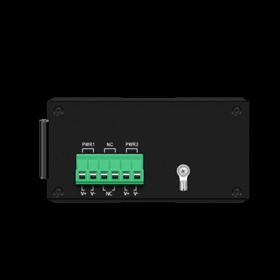 6 Port Sakelar Poe Surya DC12-48V Input 120W Sakelar Ethernet Industri untuk Tenaga Surya/Batang/Sistem VoIP/Sistem Keamanan CCTV