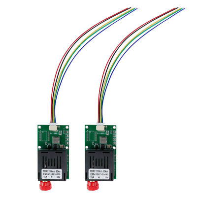 Modul Drone Serat Optik 80km UAV Transceiver Optik dengan Video Analog 1-Saluran dan Data TTL 1-Saluran untuk Platform UAV DC 5.5-26V