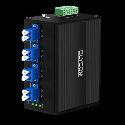 Fiber Optical Bypass Switch dengan AC/DC Dual Power Input LC/SC Connector dan SM/MM Fiber Type untuk Keandalan Tinggi