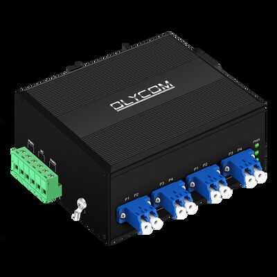 Fiber Optical Bypass Switch dengan AC/DC Dual Power Input LC/SC Connector dan SM/MM Fiber Type untuk Keandalan Tinggi