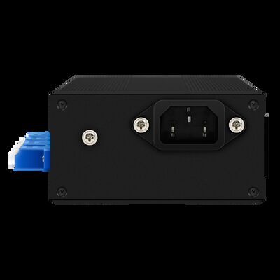 Sakelar Bypass Optik Serat Input daya ganda AC/DC 2*2B LC SM/MM