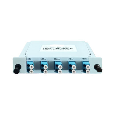 12 Port CWDM Mux DeMux Passive Fiber Optic Multi-Channel Untuk Sistem WDM Kasus ABS