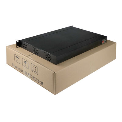 28 Port L2 L3 Sakelar Ethernet Terkelola 1U Rak Gigabit SFP/Kombo Tembaga 220V Bertenaga CE