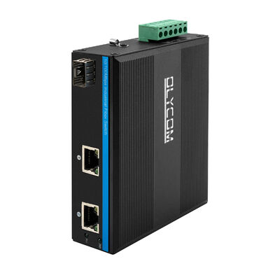 Sakelar Ethernet Cepat 4-Port Tidak Terkelola Sakelar Serat 155Mb/S DIN Rail IP40 Nilai CE