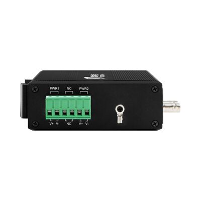 Sakelar Ethernet Cepat 4-Port Tidak Terkelola Sakelar Serat 155Mb/S DIN Rail IP40 Nilai CE