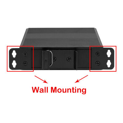 5 Port Jaringan Cepat DIN PoE Switch PoE Af/Pada Anggaran 120W Input DC48V Bersertifikat CE FCC