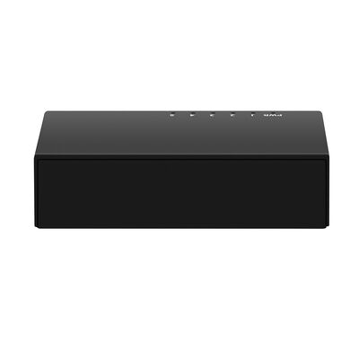 Sakelar Ethernet Gigabit 5-Port 10/100/1000Mbps Casing Logam Desktop Tidak Terkelola CE