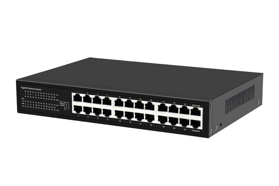 24-Port Gigabit Ethernet Switch dengan Smart Modes
