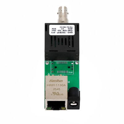 Kartu Konverter Media Gigabit DC5V ~ DC24V Untuk Solusi Komunikasi Serat UAV Ukuran Mini