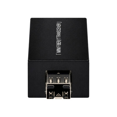 Mini Gigabit Fiber Optic Media Converter DC5V DC12V Compact Size 20KM Ekstensi CE
