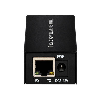 Mini Gigabit Fiber Optic Media Converter DC5V DC12V Compact Size 20KM Ekstensi CE
