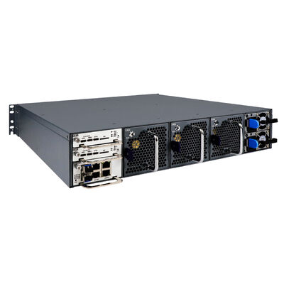 400G 800G DWDM DCI BOX Platform Transmisi Optik Input AC/DC yang dapat ditumpuk