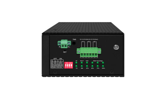 Industrial Managed Solar PoE Switch 4GE+2SFP 120W PoE MPPT Off-Grid Power untuk CCTV & Wireless Network