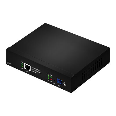 Terminal XPON PoE ONU komersial 1 Port Gigabit 30W PoE PON Untuk Jaringan Akses Serat