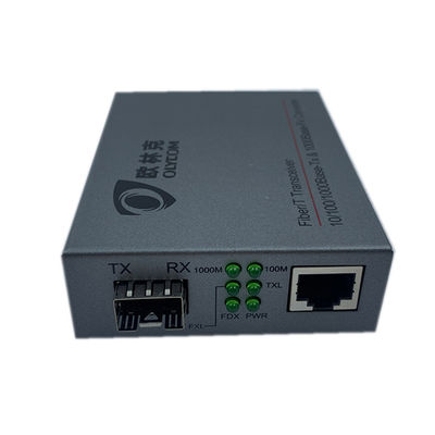 Konverter Media Ethernet Serat Optik Desktop Normal 10/100/1000Mbps