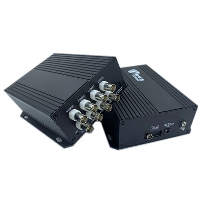 Konverter Optik Digital Video Analog 8-Port Multiplexer Pada Kabel Koaksial DC5V DC12V CE