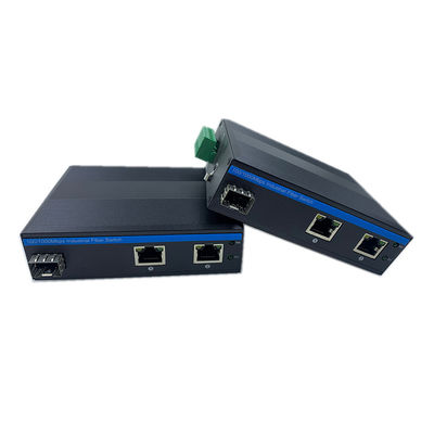 Switch Jaringan Kekerasan 10/100Mbps Fiber Fast Ethernet Unmanaged IP40 DC12V DC24V
