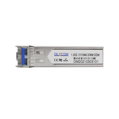 Modul SFP 1.25Gb/S Transceiver Gigabit Ethernet Modul LR 20km Single Mode CE RoHS