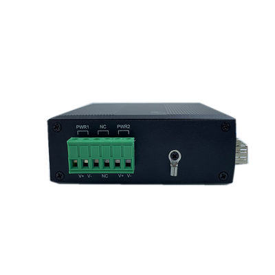 CE 10/100Mbps Industrial Network Switch 2 SFP Port Dan 2 Ethernet Port Tidak dikelola
