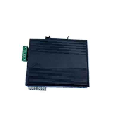 Sakelar Jaringan Industri 4 Port Gigait SFP Fiber Optik Ethernet Tidak Terkelola Din Rail